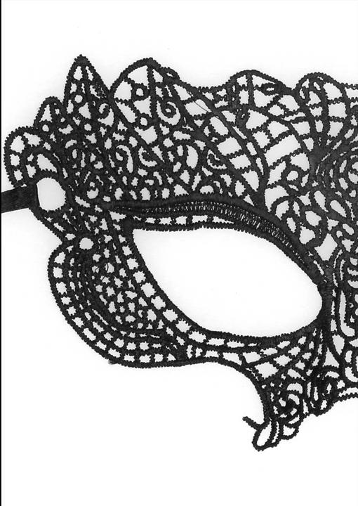 Image du produit Ouch! Masque de dentelle noire Princess