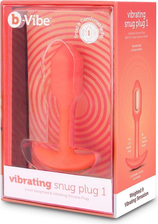Image du produit B-Vibe Vibrating Snug Plug 1 (S) Orange
