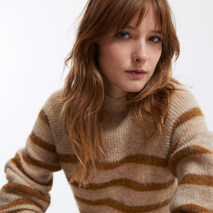 Produktbild La Redoute Collections Streifenpullover Signature ARISTIDE mit Alpakawolle (38)