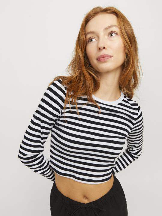 Produktbild JJXX Jxfeline Str Ls Stripe Rib Tee Jrs Noos (XL)