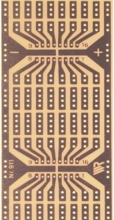 Immagine prodotto Rademacher WR tipo 911 Scheda sperimentale Carta rigida (L x W) 110 mm x 80 mm Griglia da 35 µm 2,54 mm (Circuito stampato)