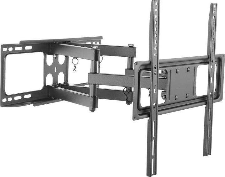 Actual product image Techly Wall mount for LCD TV LED 81-139cm 32-55inch FullMotion 40kg black (Wall, 55", 40 kg)