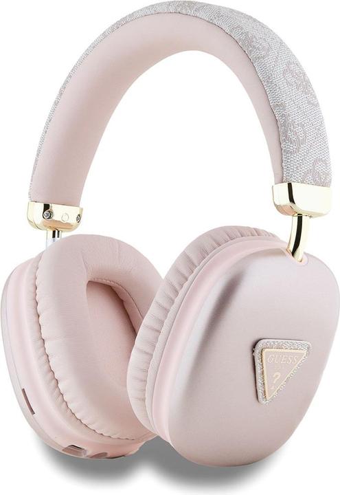 Actual product image Guess PU Leather 4G Triangle Logo Bluetooth Stereo Headphone Pink (32 h, Wireless)