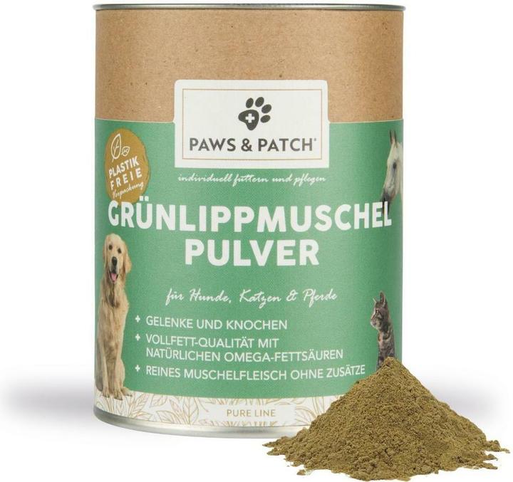 Image du produit Paws & Patch Paws and Patch Poudre de moules aux orles verts chiens/chats/chevaux (150g) (Adulte, 1 pcs, 150 g)