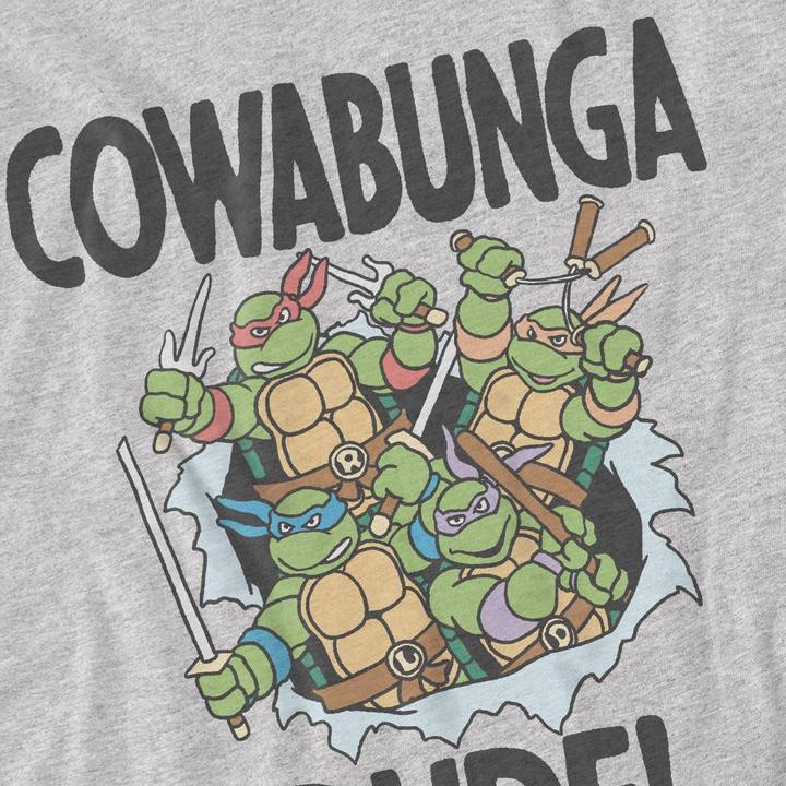 Actual product image Teenage Mutant NT Mens Cowabunga Dude T-Shirt (L)