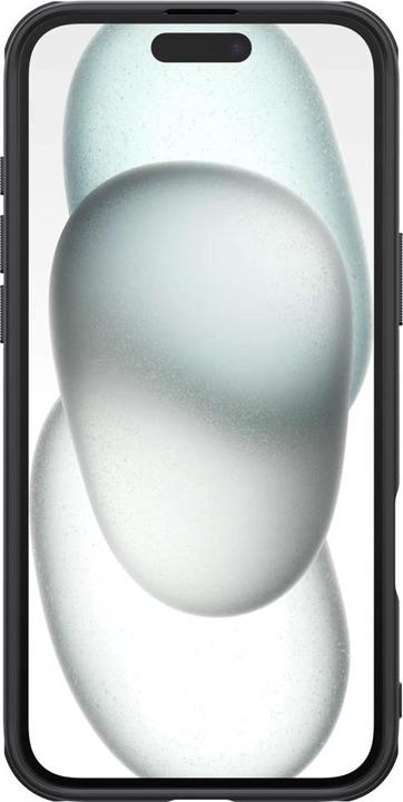 Actual product image Nillkin Super Frosted Shield Pro case for iPhone 16 6,1" black (Apple iPhone 16)