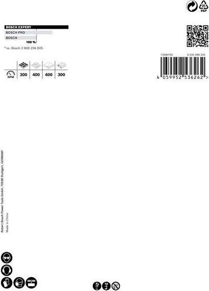 Productafbeelding Bosch Professional Zubehör Expert bouwmateriaal gatzaag, 102 x 60 mm (4 inch)