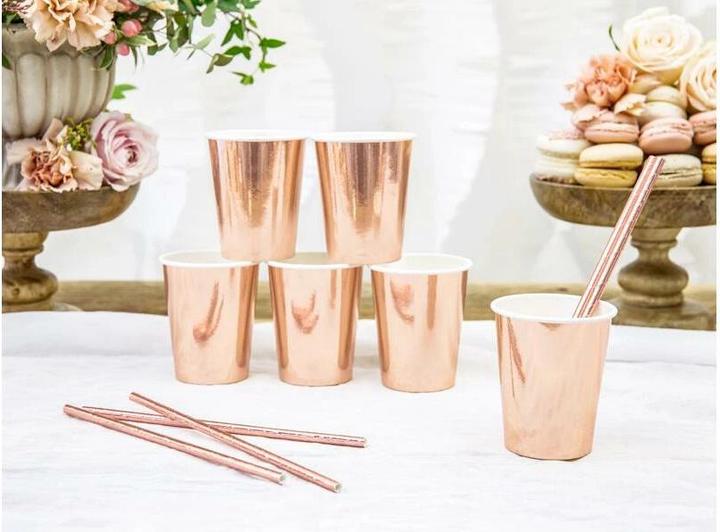 Actual product image Partydeco Mug Rose Gold (6 x)