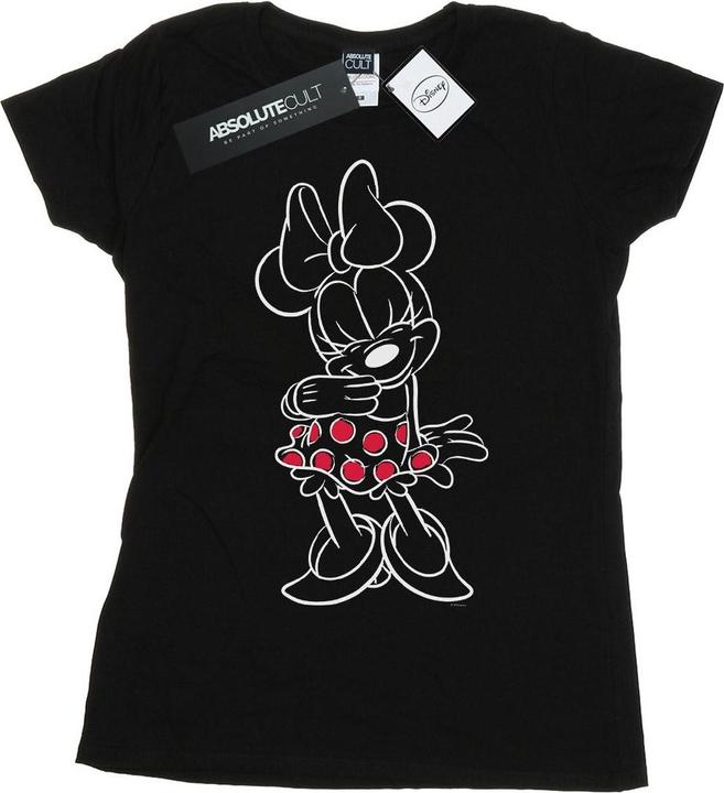 Disney Minnie Mouse Outline Polka Dot TShirt (S)