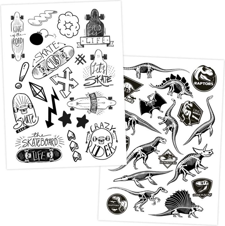 Produktbild Papierdrachen 100 Kindertattoos