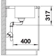 Actual product image Blanco Lemis 6-IF (Fitted sink, 61.50 cm, 50 cm)