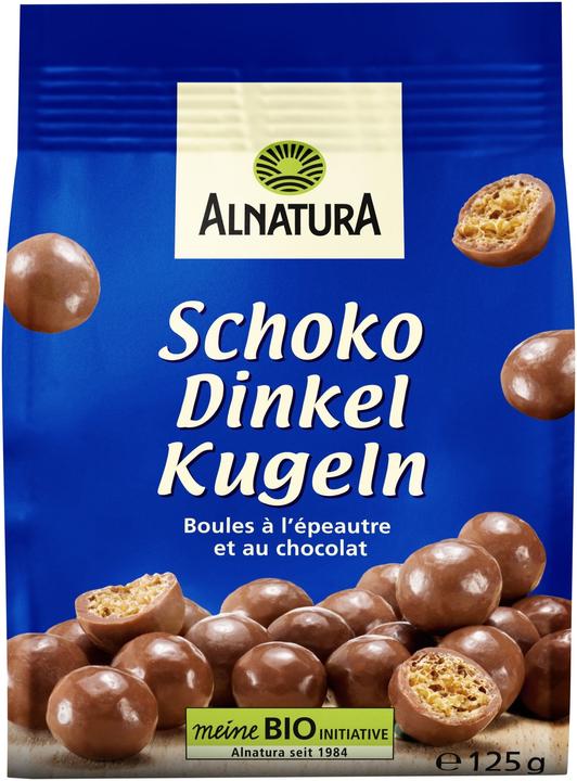Image du produit Alnatura Boules d'épeautre au chocolat bio VM 125g (125 g)