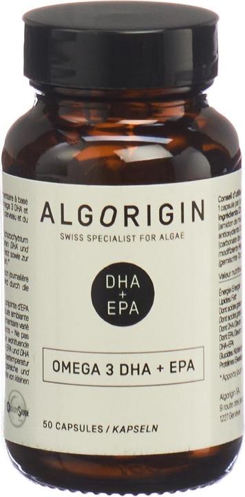 Algorigin Omega 3 DHA+EPA Kaps (50 Stück, Kapseln, 154 g)