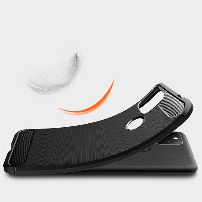 Actual product image MU Style Carbon Fiber TPU Softcase Series (Google Pixel 5a)