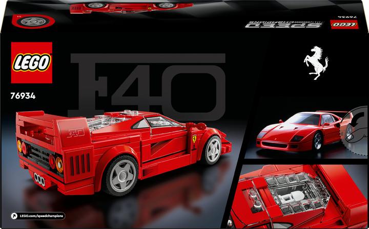 Actual product image LEGO Ferrari F40 super sports car (76934, LEGO Speed Champions)