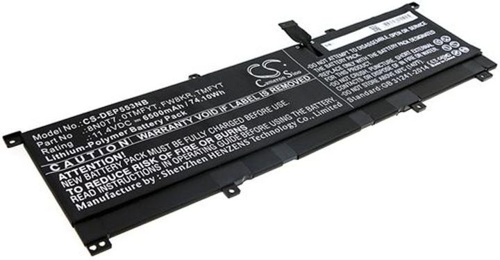 Actual product image NoName Battery for Dell Precision 5530 2-in-1 etc