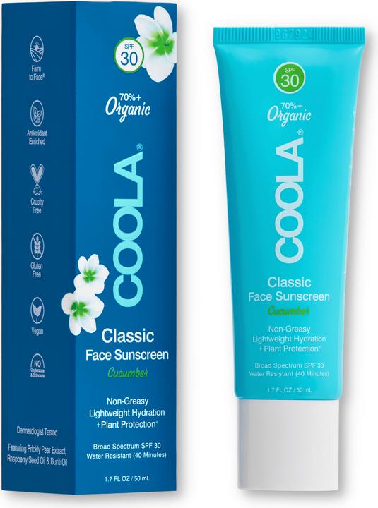 Immagine prodotto Coola Suncare Classic Lotion Cucumber (Crema solare viso, SPF 30, 50 ml, 50 g)