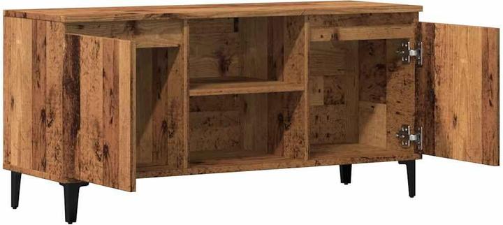 Immagine prodotto VidaXL TV Schrank Lowboard Fernsehschrank Fernsehtisch TV Möbel Altholz-Optik (102 x 35 x 50 cm)