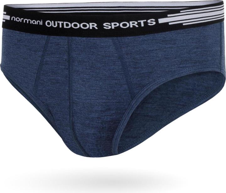 Actual product image Normani 2 Pack Mens Merino Slipper Underpants Retro Shorts - 8515 (XXL, pack of 2)