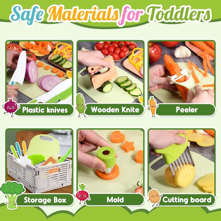 Actual product image JoltJive Children's knife set