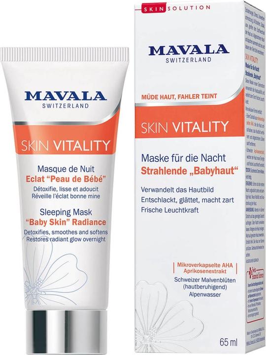 Produktbild Mavala Skin Vitality Maske Für Die Nacht - Strahlende "Babyhaut" (65 ml)