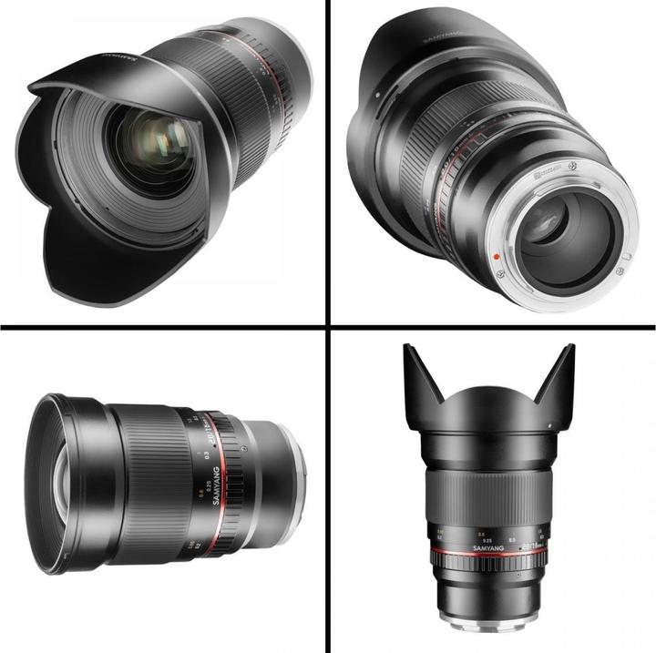 Image du produit Samyang 16mm f/2 ED AS UMC CS - Sony E (Sony E, APS-C / DX)