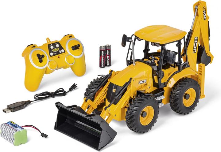Immagine prodotto Carson Modellsport 907668 1:20 Terna JCB 2.4G 100% RTR 1:20 Elettrica RC Uno (RTR pronto all'uso)