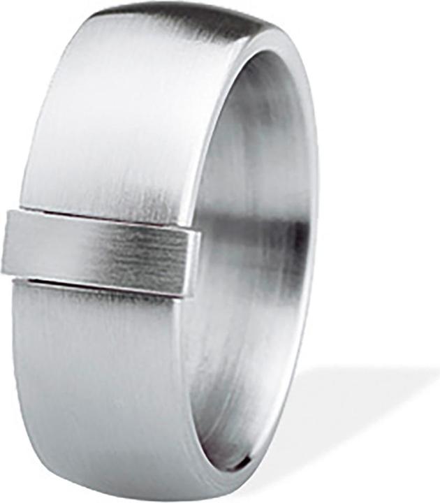 Produktbild Xen Bandring mit Navette aus Edelstahl massiv (71)