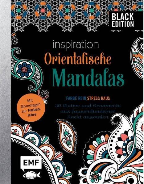 Produktbild Black Edition: Orientalische Mandalas – 50 Motive und Ornamente aus Tausendundeiner Nacht a