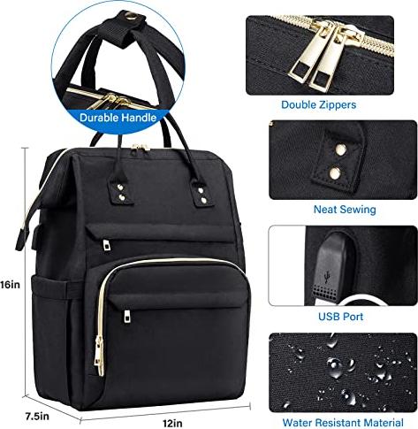 Produktbild Only-Bags.Store Rucksack, wasserdichter Laptop-Rucksack 15,6 Zoll grosser Rucksack Schulrucksack Tasche Teen mit