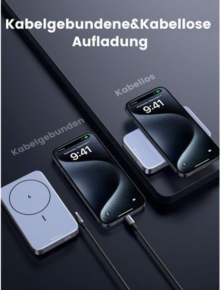 Produktbild Ugreen Wireless Charger (10000 mAh, 20 W, 37 Wh)