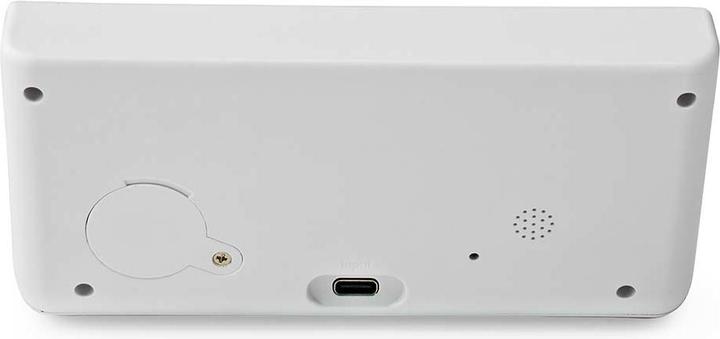 Actual product image Nedis Alarm Clock Wireless Charger Qi Certified 5/7.5/10 / 15 W USB-A Plug 2 Alarm Times Snooze