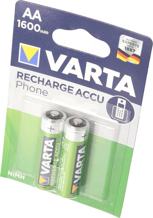 Produktbild Varta Recharge Accu Phone (2 Stk., AA, 1600 mAh)