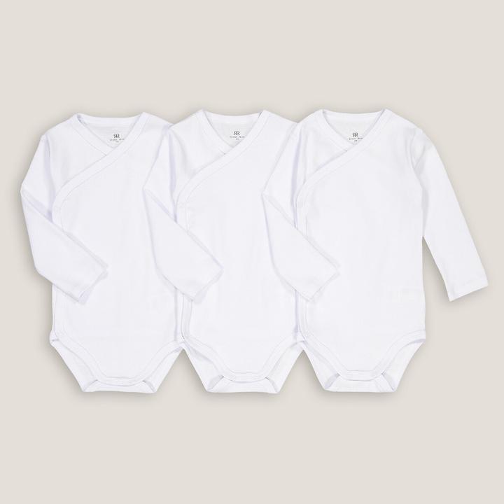 La Redoute Collections 3er-Pack Erstlings-Bodys (74)