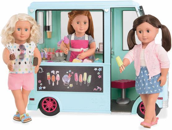 Actual product image Our Generation Ice cream cart