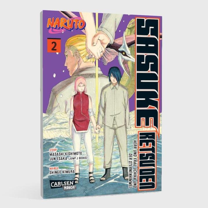 Actual product image Naruto - Sasuke Retsuden: Herr und Frau Uchiha und der Sternenhimmel (Manga) 2 (German, Masashi Kishimoto, Jun Esaka, 2024)