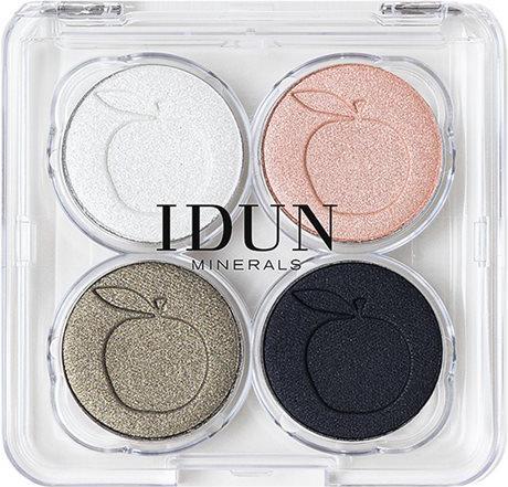 Produktbild IDUN Minerals Palette Eyeshadow Vitsippa (Grün, Pink, Schwarz, Weiss)