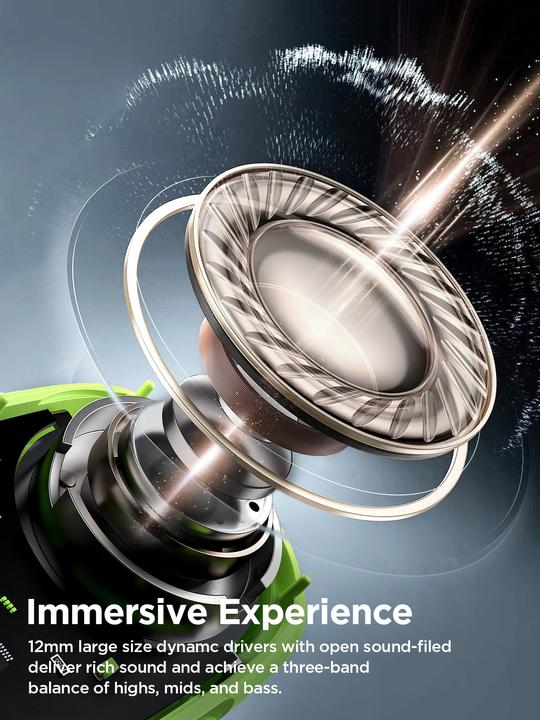 Immagine prodotto Joyroom Cuffie on-ear wireless Openfree JR-OE1 - verdi (ANC, 18 h, Senza fili)