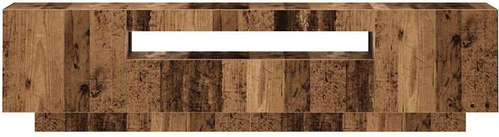 Produktbild VidaXL TV-Schrank mit LED-Leuchten Altholz-Optik 160x35x40 cm TV-Möbel (160 x 35 x 40 cm)
