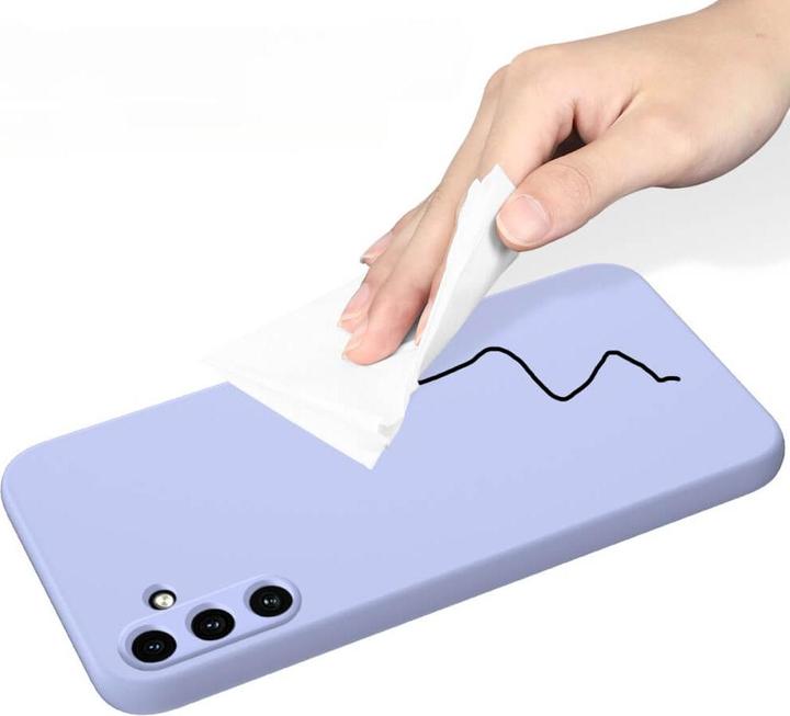 Image du produit Cover-Discount Galaxy A55 - Housse en caoutchouc silicone violet (Samsung Galaxy A55)