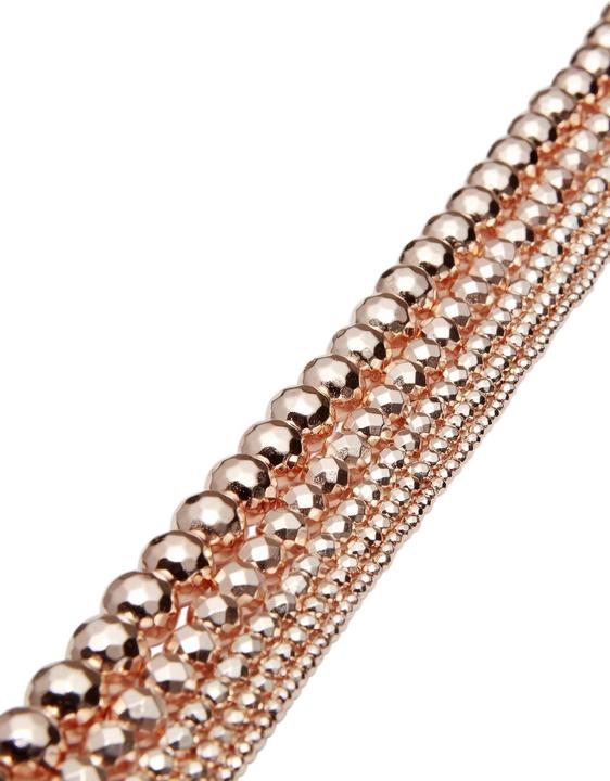 Actual product image Leyda Faceted Rose Hematite Strand