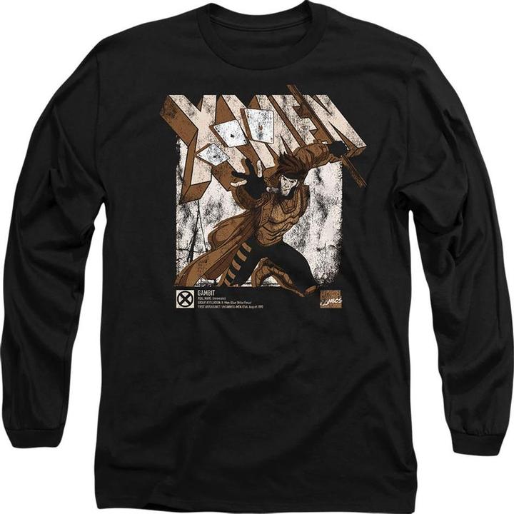 Immagine prodotto X-Men Maglietta Gambit Infografica Adulto Unisex (M)