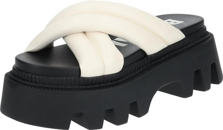 Buffalo sandalen für en flora cross quilt - vegan nappa