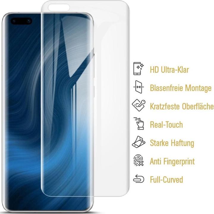 Produktbild Protectorking 3x Panzerfolie Anti-Shock HD Klar (3 Stück, Huawei P40 Pro+)