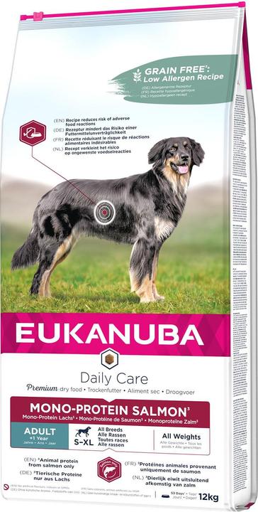 Eukanuba Daily Care Adult Monoprotein Salmon (Adult, Senior, 1 pcs., 12000 g)