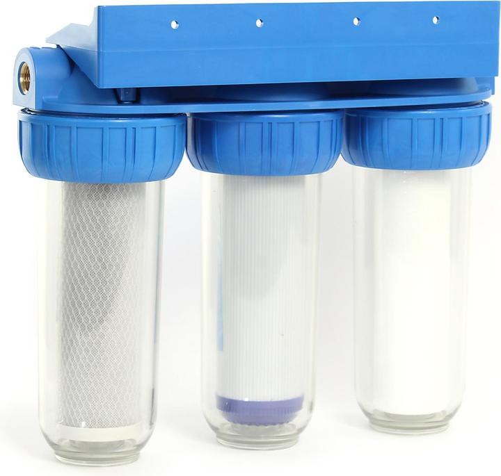Image du produit Naturewater NW-BR10B4 3 étapes système filtre 32,89mm (1") filtre à sédiments, bloc charbon actif (3 x)