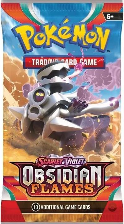 Actual product image Pokémon Obsidian Flames (English, Booster Pack)
