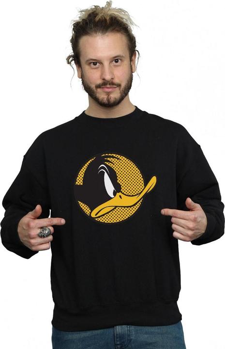 Immagine prodotto Looney Tunes Daffy Duck Dotted Profile Felpa Uomo (L)