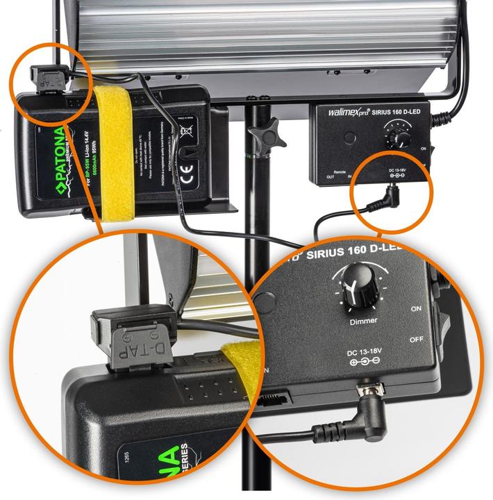 Produktbild Walimex Sirius 160 B-LED Basic Set (Flächenleuchte)
