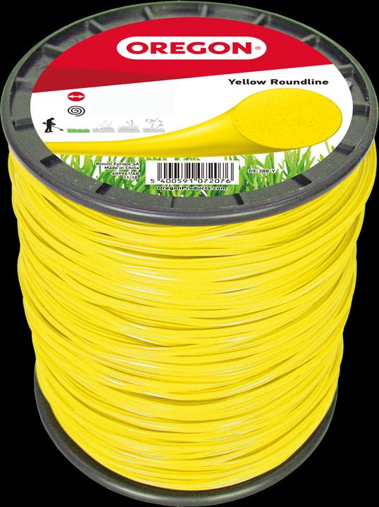 Actual product image Oregon Thread yellow round 4.0 mm x 95 m (Trimmer line + line spool)